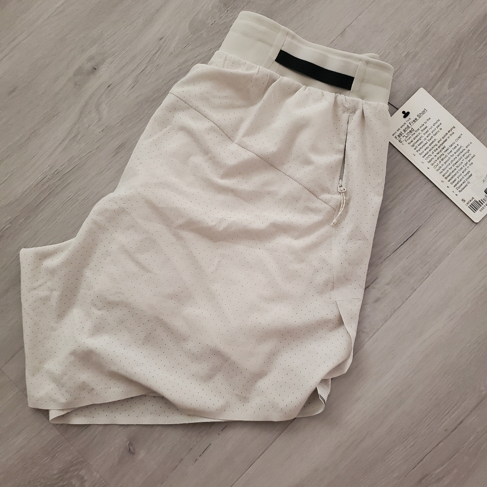 Mens Lululemon fast and free short (Lined) 6in.